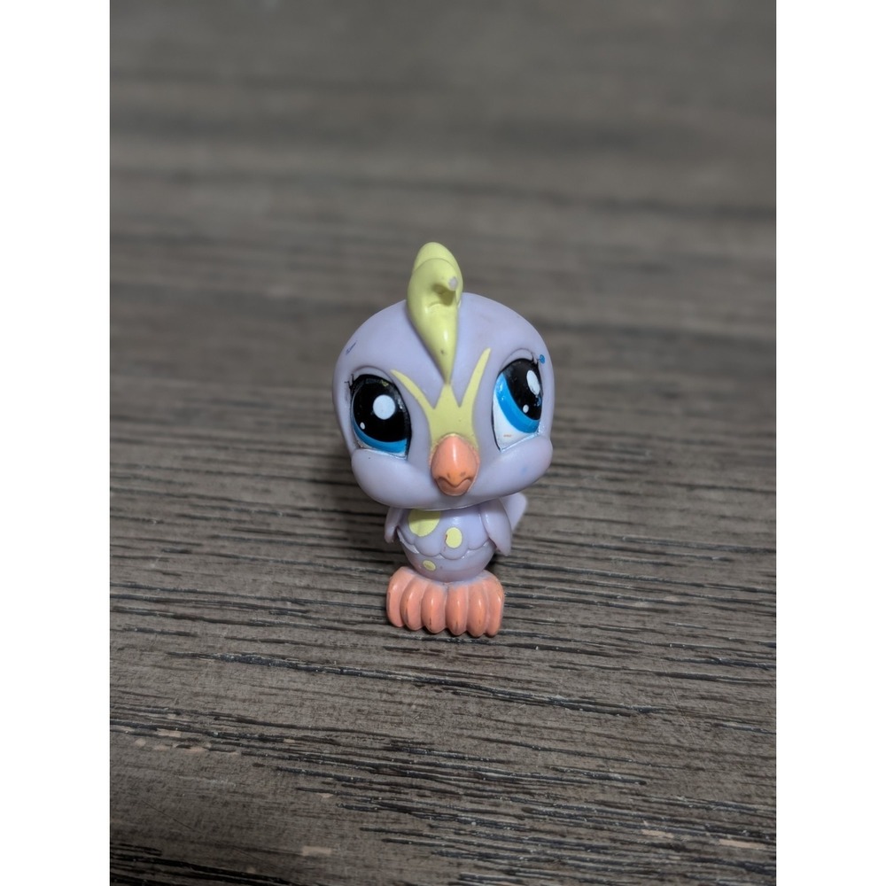COCKATOO #1729 Purple 2006 Authentic Littlest Pet Shop Hasbro LPS